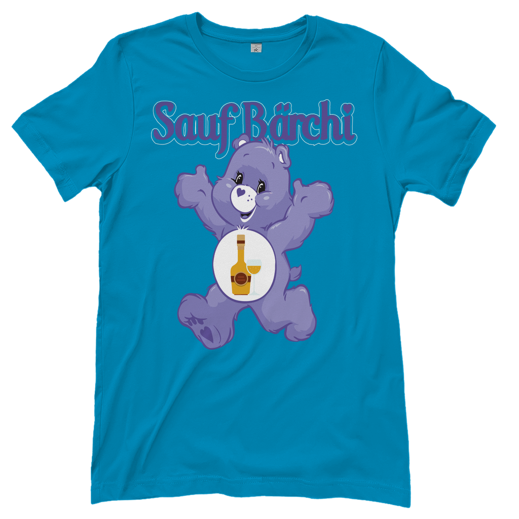 Sauf Bärchi - Glücksbärchi - Damenshirt Atoll