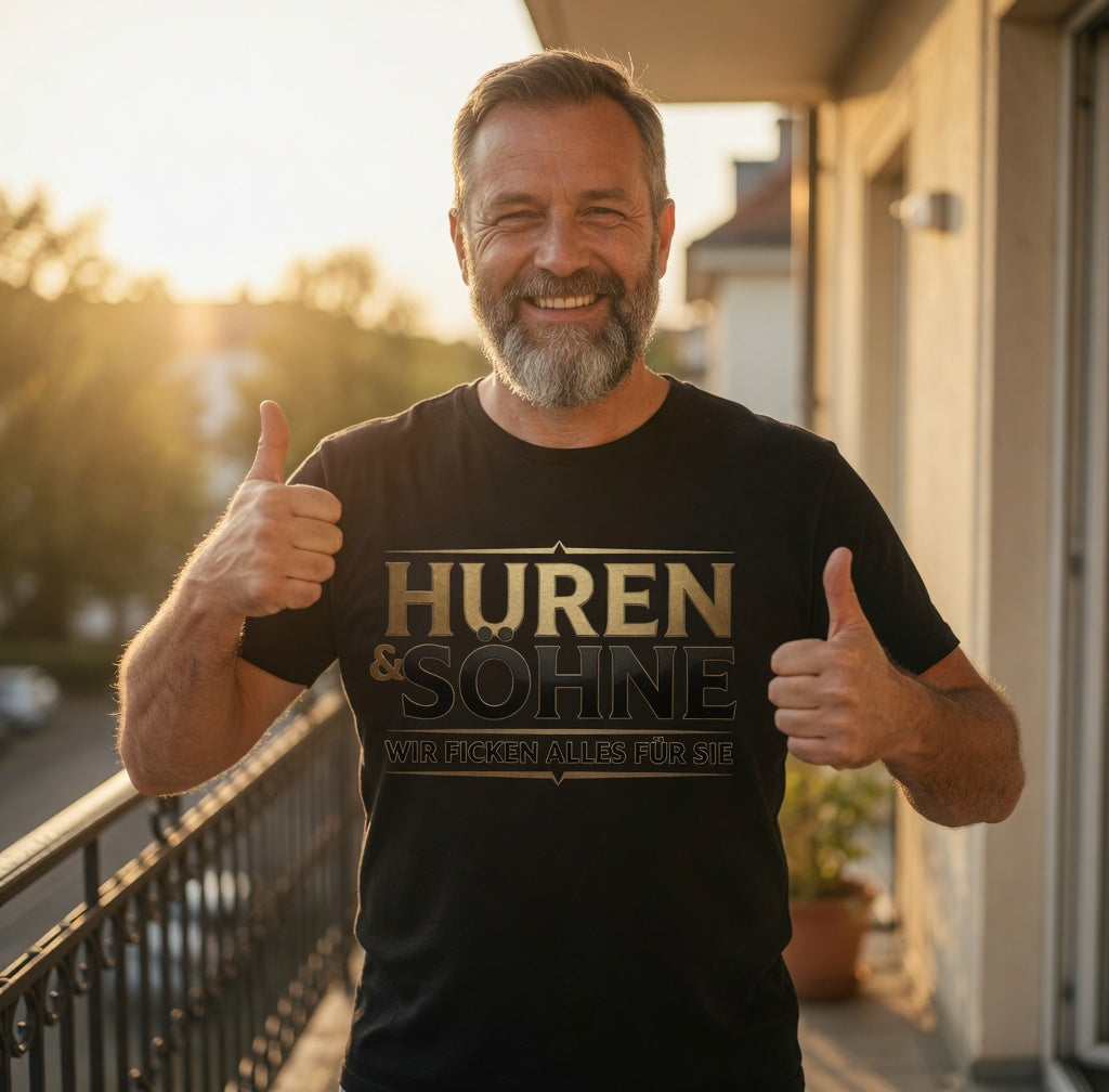 Huren &amp; Söhne wir ficken alles für Sie - Herren T-Shirt