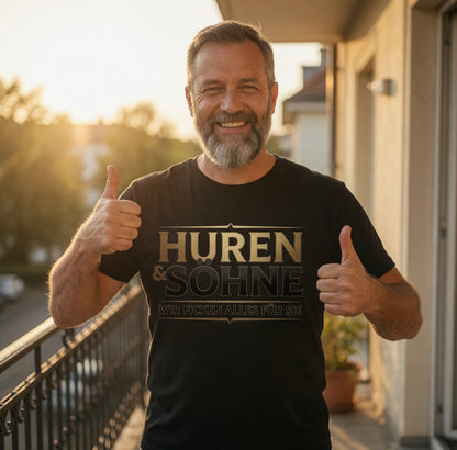 Huren &amp; Söhne wir ficken alles für Sie - Herren T-Shirt