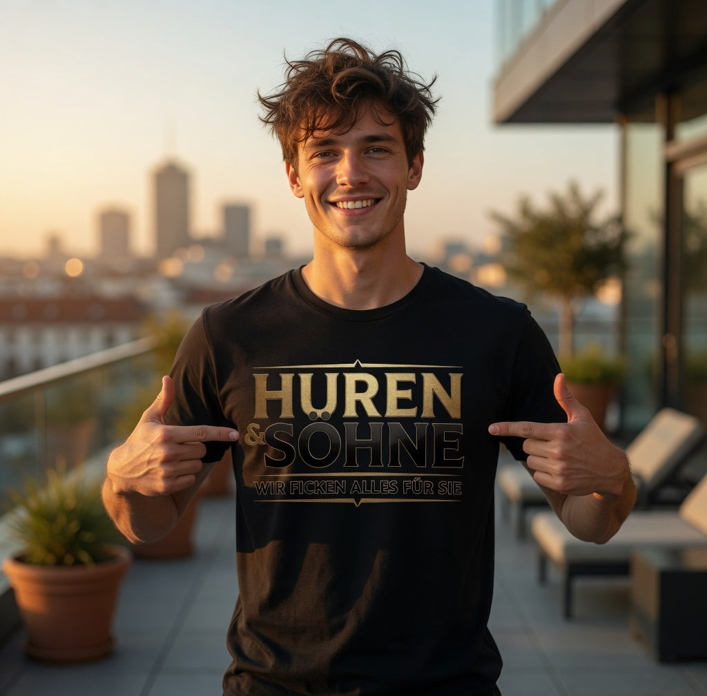 Huren &amp; Söhne wir ficken alles für Sie - Herren T-Shirt