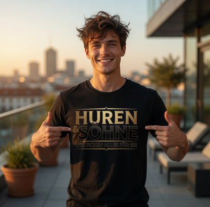 Huren &amp; Söhne wir ficken alles für Sie - Herren T-Shirt