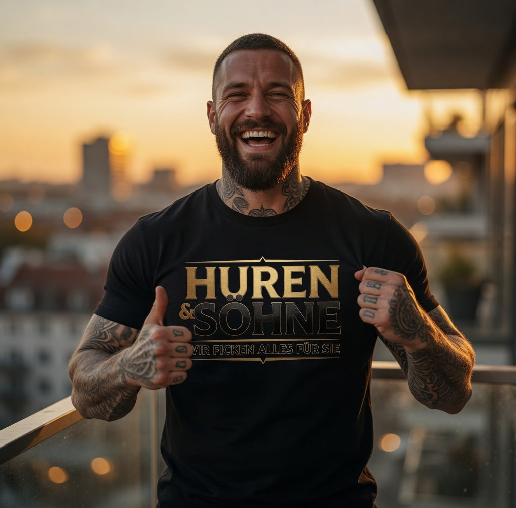 Huren &amp; Söhne wir ficken alles für Sie - Herren T-Shirt
