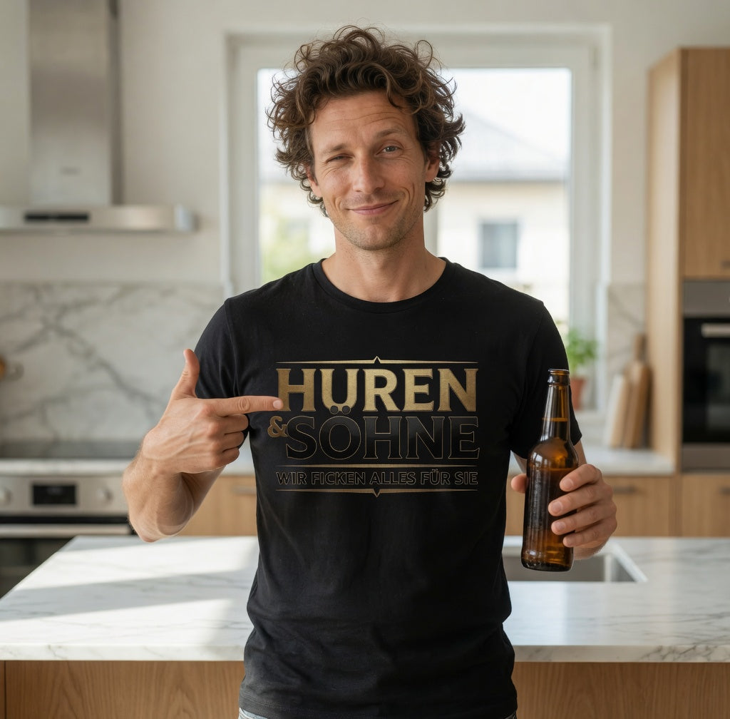 Huren &amp; Söhne wir ficken alles für Sie - Herren T-Shirt