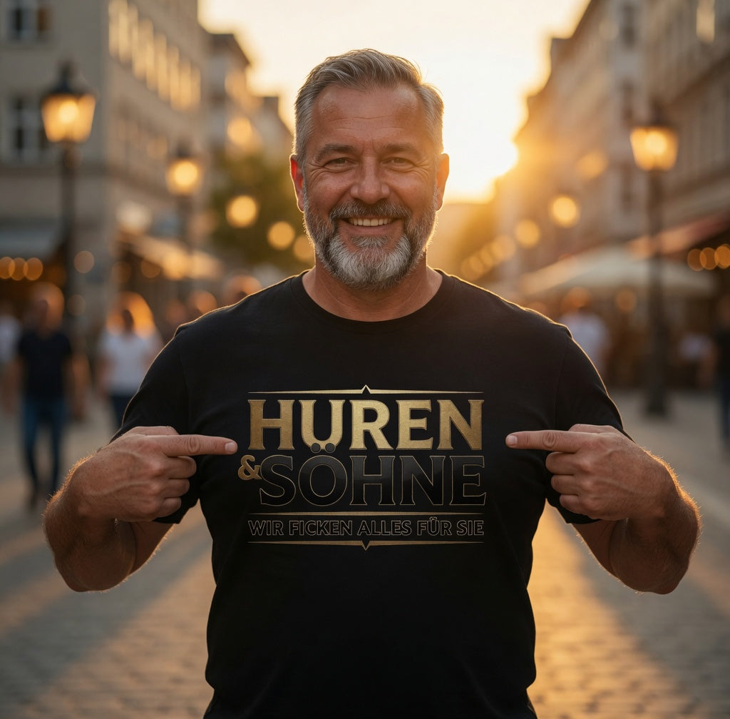 Huren &amp; Söhne wir ficken alles für Sie - Herren T-Shirt