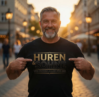Huren &amp; Söhne wir ficken alles für Sie - Herren T-Shirt