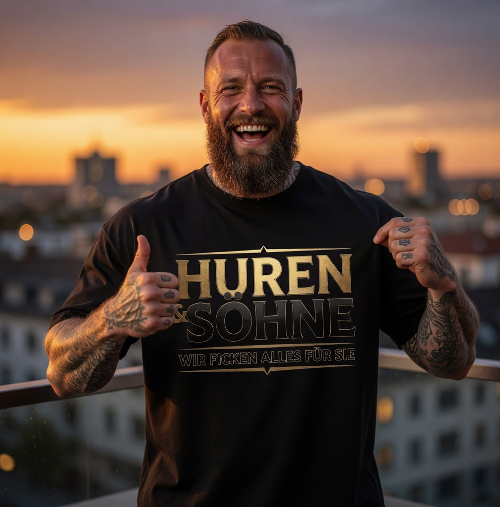 Huren &amp; Söhne wir ficken alles für Sie - Jack and Jones Oversize T-Shirt