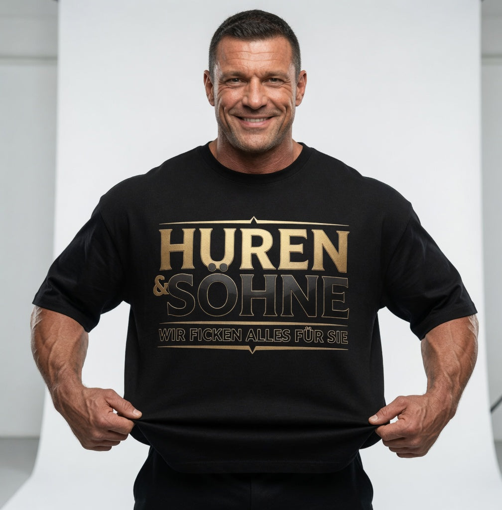 Huren &amp; Söhne wir ficken alles für Sie - Jack and Jones Oversize T-Shirt