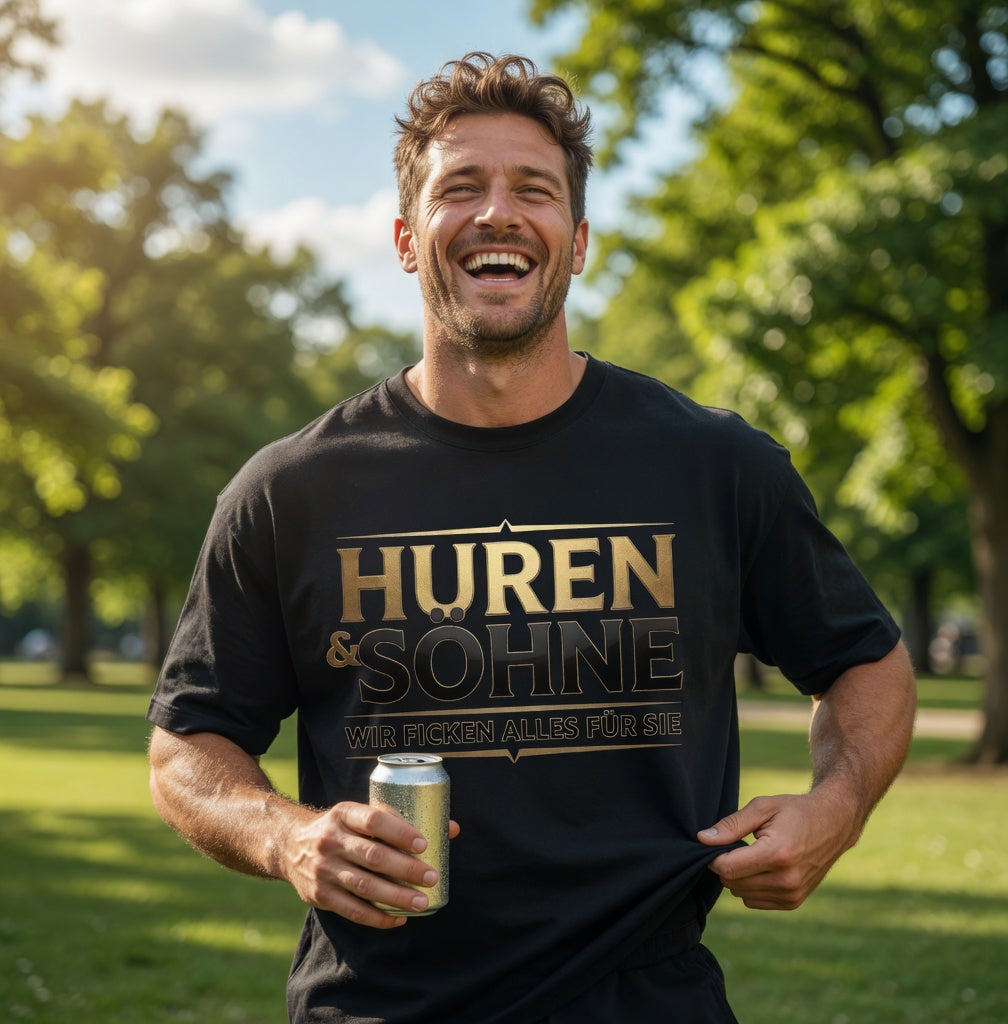 Huren &amp; Söhne wir ficken alles für Sie - Jack and Jones Oversize T-Shirt