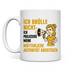 Ich brülle nicht zweifarbige Tasse