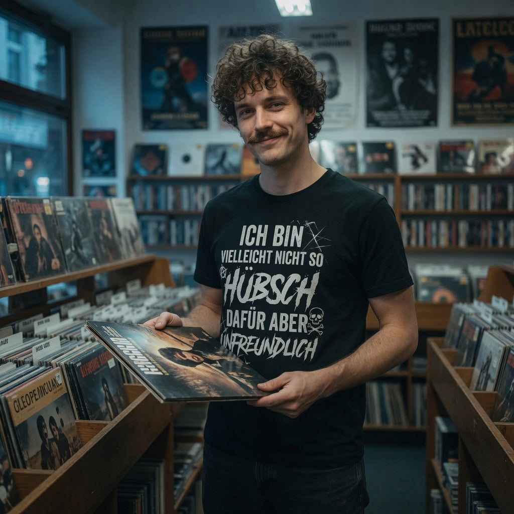 Ich bin vielleicht nicht so hübsch dafür aber unfreundlich - Herren T-Shirt