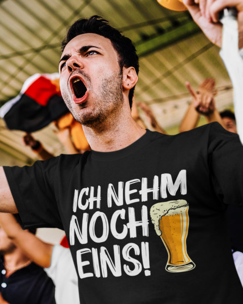 Ich nehm noch eins Herren T-Shirt Bier Spruch Geschenk Party Geschenk Lustig