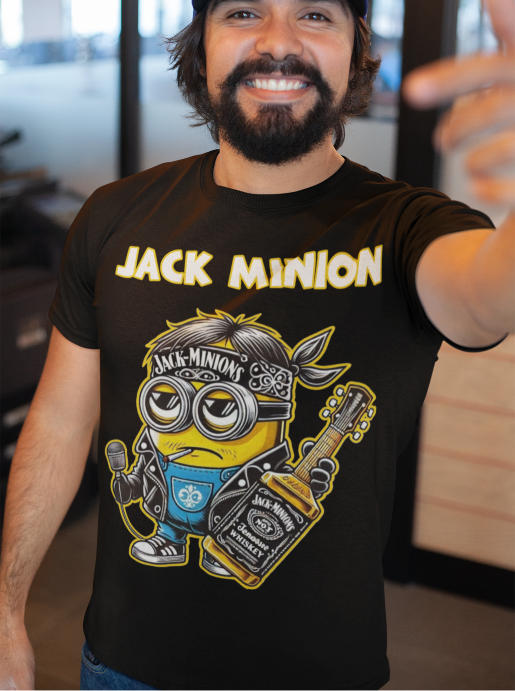 Jack Minion Herren Shirt mit Model