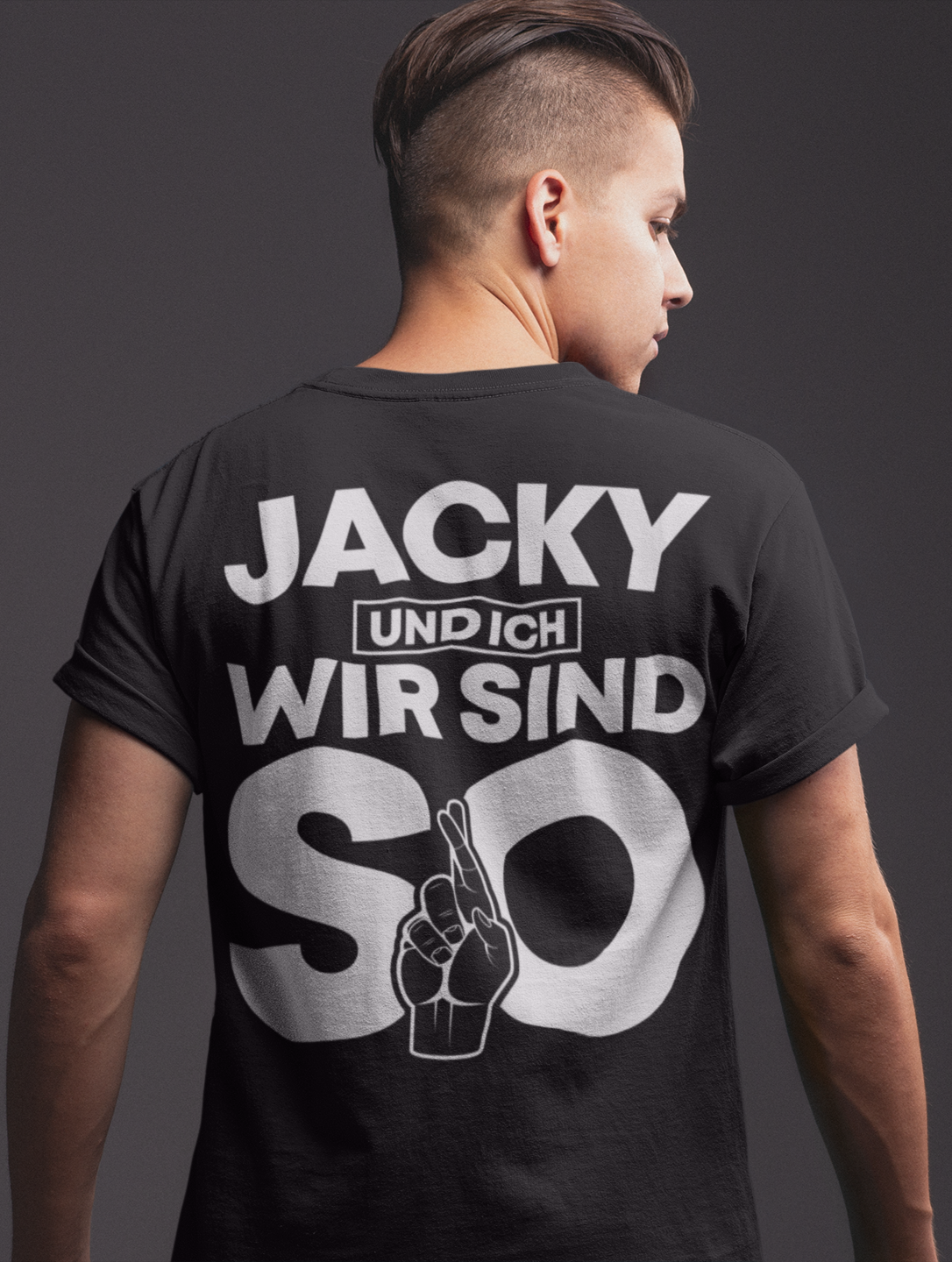 Jacky und ich wir sind so Jack Daniels - Herren Premium Bio T-Shirt