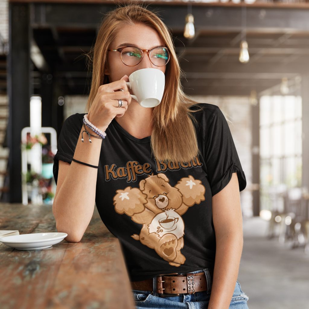 Kaffee Bärchi - Glücksbärchi - Damenshirt