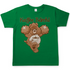 Kaffee Glücksbärchi Herren Shirt in kelly grün