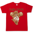 Kaffee Glücksbärchi Herren Shirt in rot