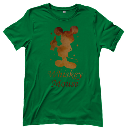 Whiskey Mouse - Prinzessin Aquarell - Damenshirt Kelly Green