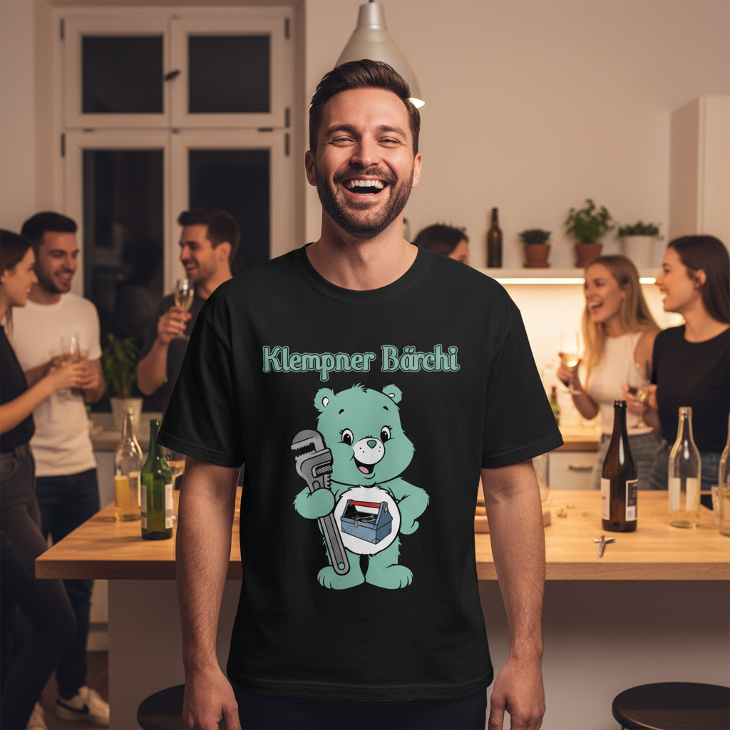 Klempner Bärchi - Glücksbärchi - Jack and Jones Oversize T-Shirt