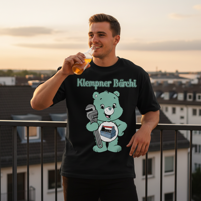 Klempner Bärchi - Glücksbärchi - Jack and Jones Oversize T-Shirt