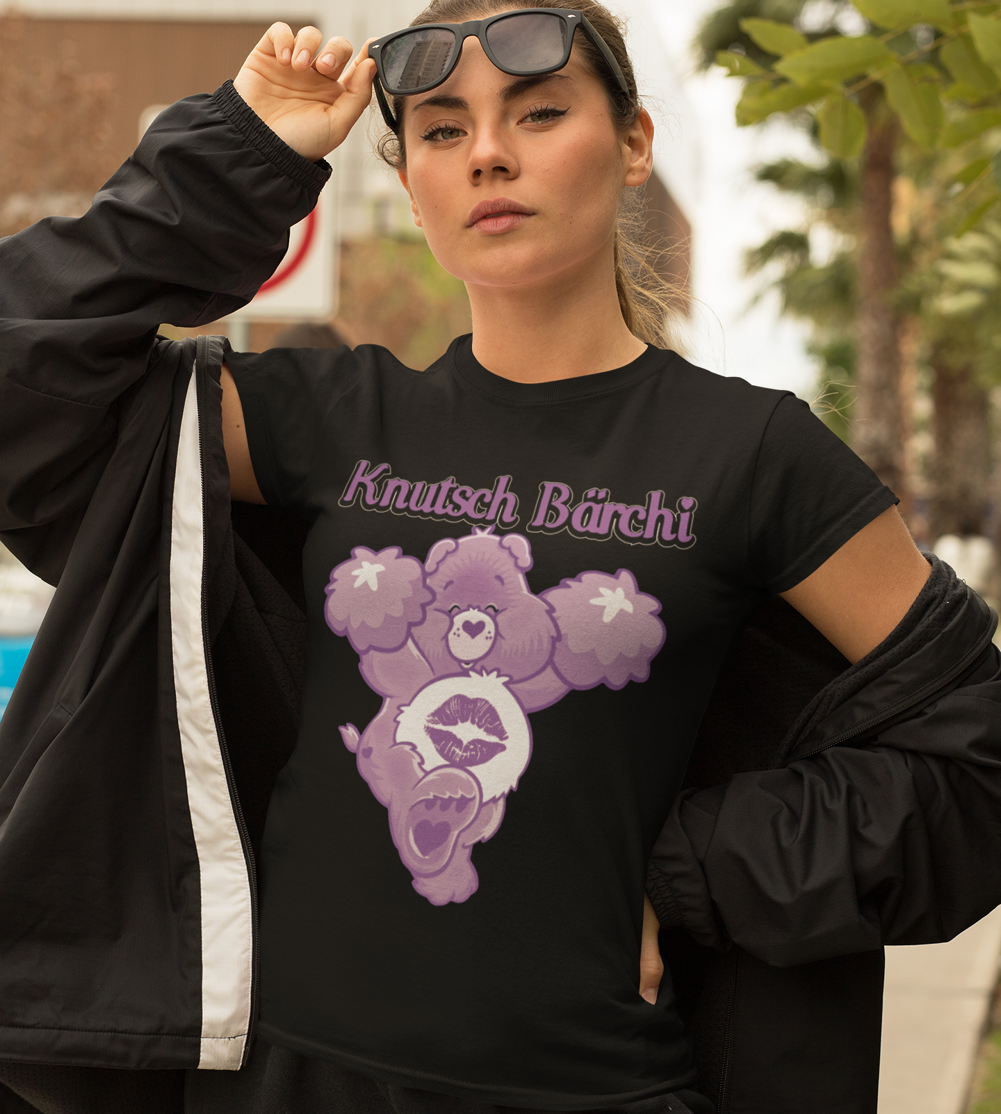 Knutsch Bärchi - Glücksbärchi - Damen Premium Bio T-Shirt