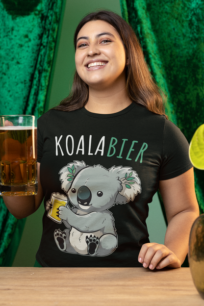 Koalabier Koala Koalabär mit Bier - Damen Premium Bio T-Shirt