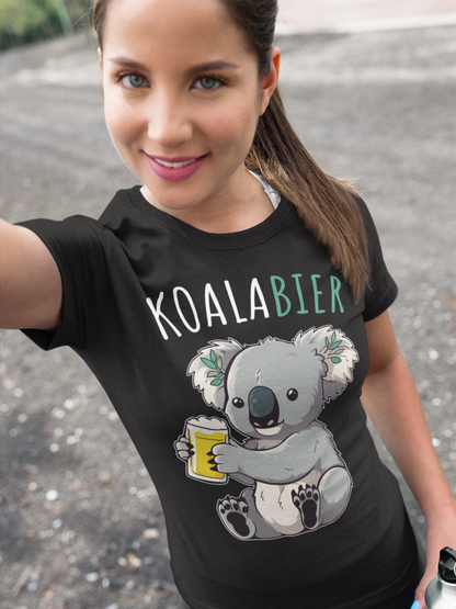 Koalabier Koala Koalabär mit Bier - Damen Premium Bio T-Shirt