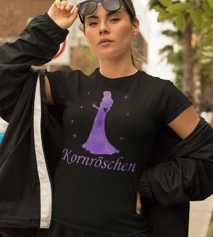 Kornröschen - Prinzessin Aquarell - Damen Premium Bio T-Shirt