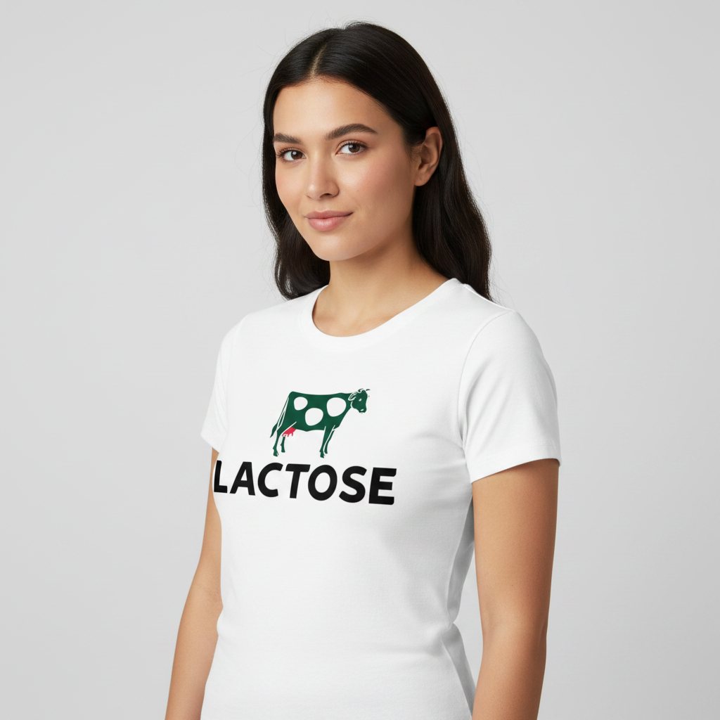 LACTOSE - Damen Premium Bio T-Shirt