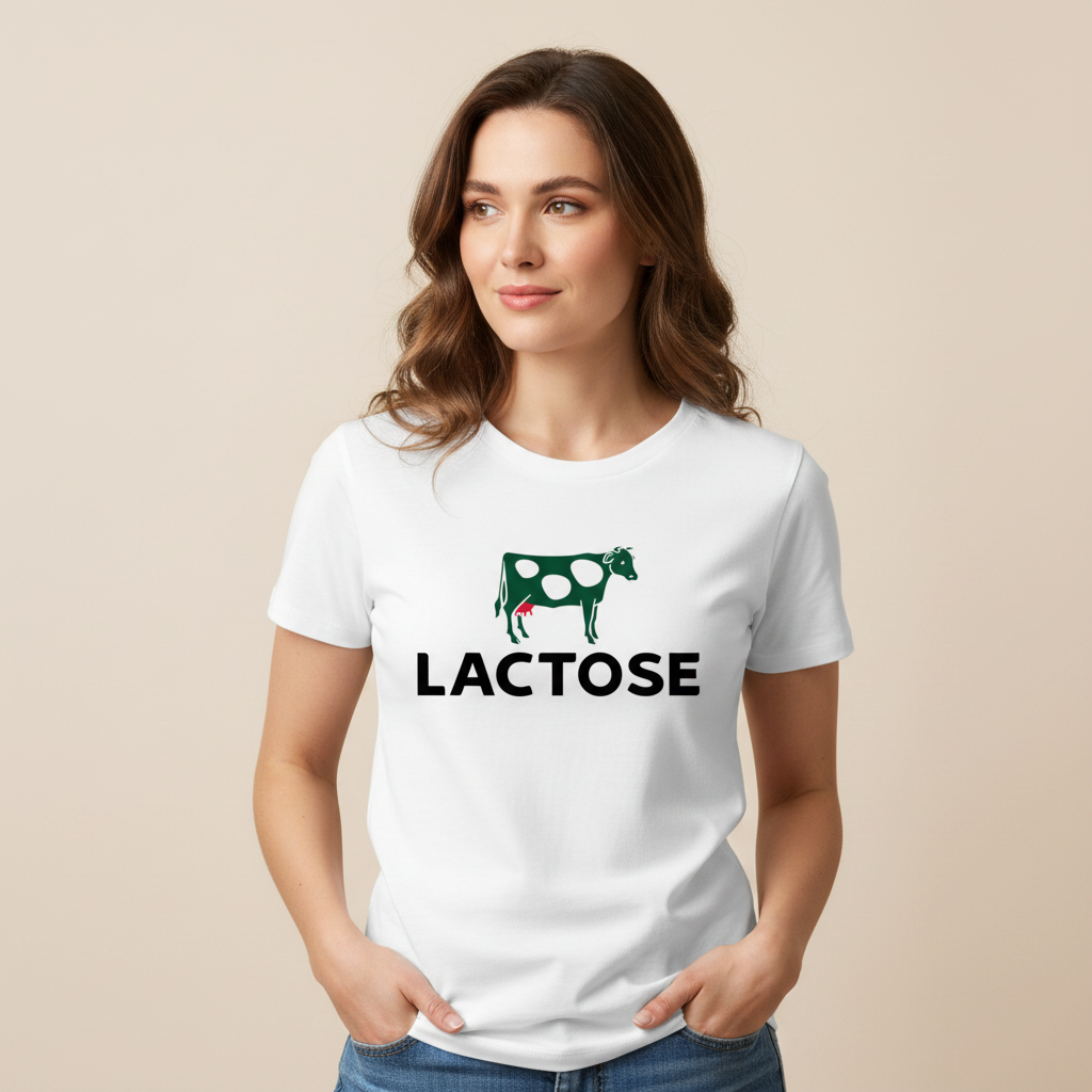 LACTOSE - Damen Premium Bio T-Shirt
