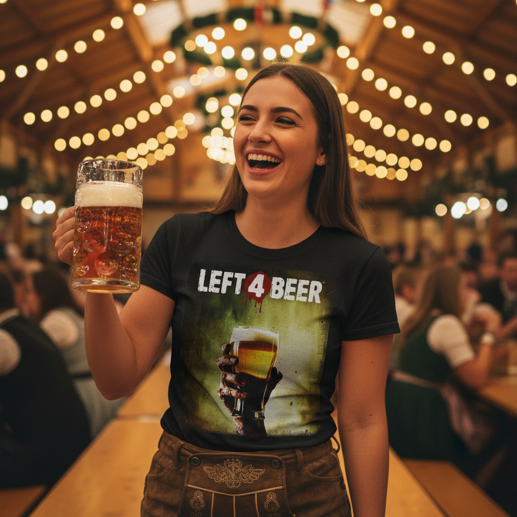 Left 4 Beer Left 4 Dead - Damen T-Shirt