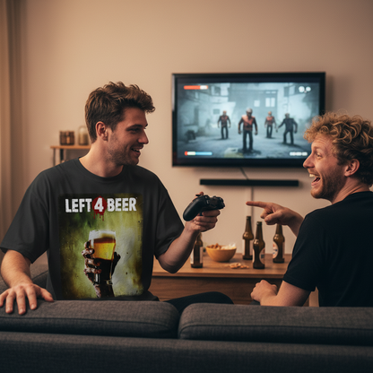 Left 4 Beer Left 4 Dead - Jack and Jones Oversize T-Shirt