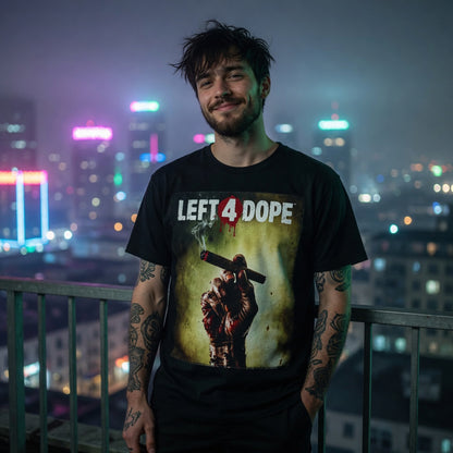 Left 4 Dope Left 4 Dead Zombie Joint Weed - Herren T-Shirt