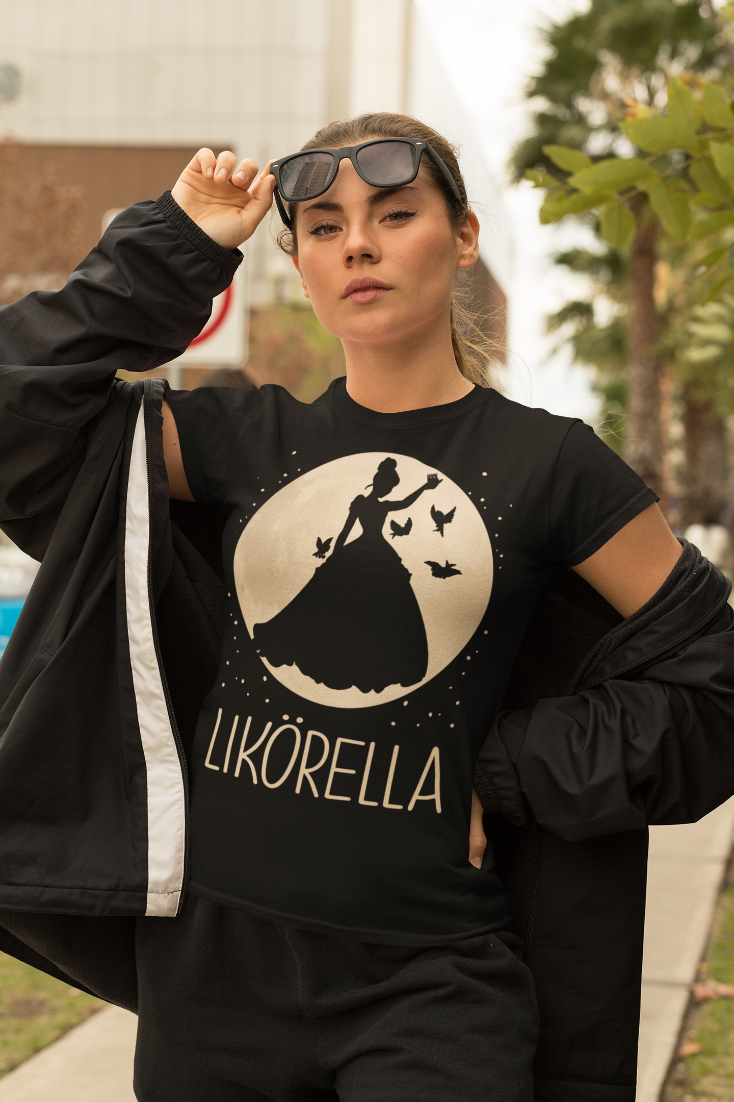 Likörella Cinderella Mond Prinzessin - Damen Premium Bio T-Shirt