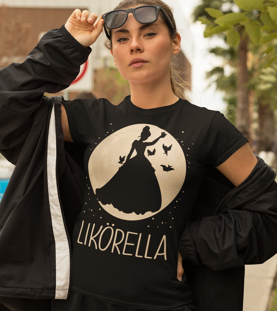 Mond Prinzessin - Likörella - Damen Premium Bio T-Shirt