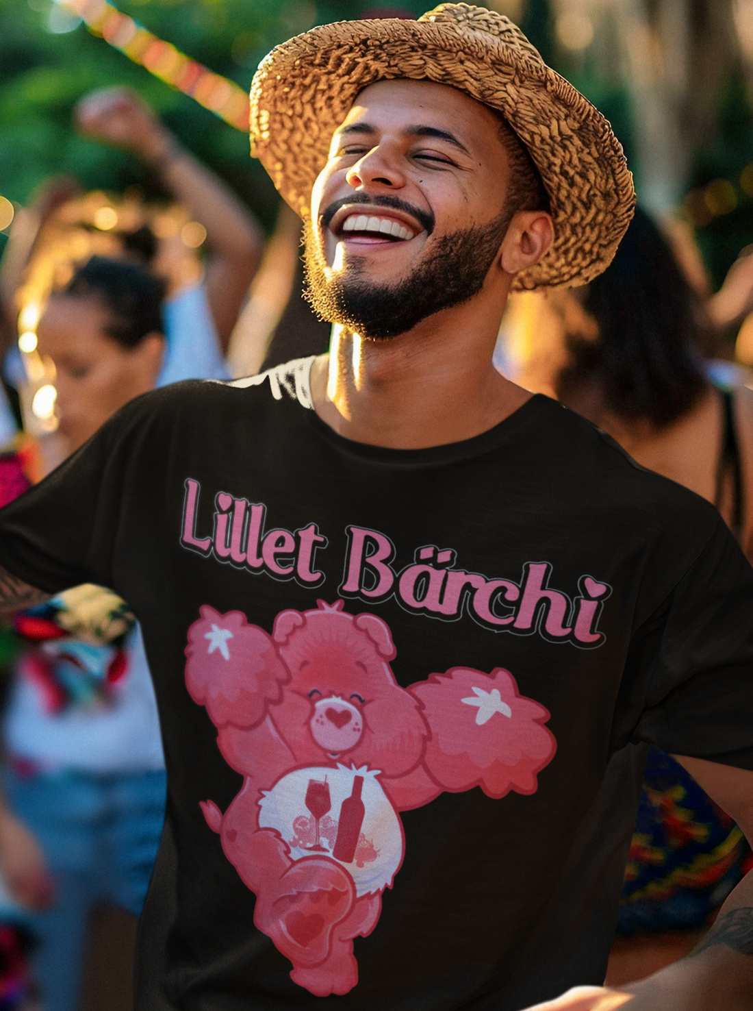 Lillet Bärchi Glücksbärchi - Herren Premium Bio T-Shirt