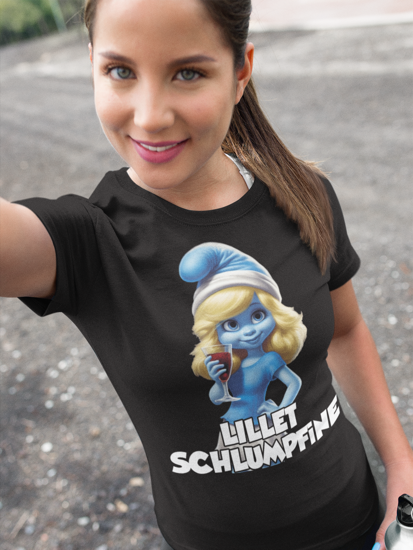 Lillet Schlumpfine Schlumpf - Damen Premium Bio T-Shirt