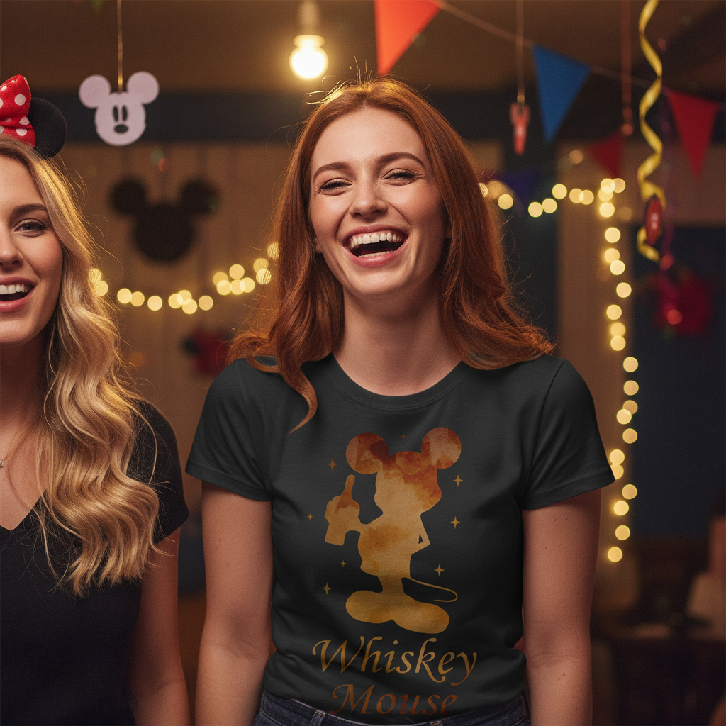 Whiskey Mouse - Prinzessin Aquarell - Damenshirt