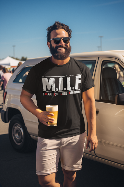 MILF man ich liebe Freibier - Herren Shirt