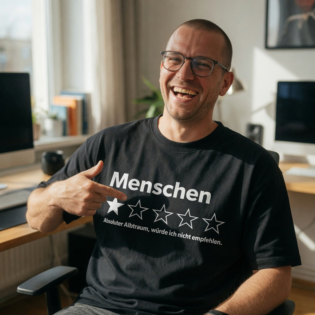 Menschen absoluter Albtraum würde ich nicht empfehlen - Jack and Jones Oversize T-Shirt