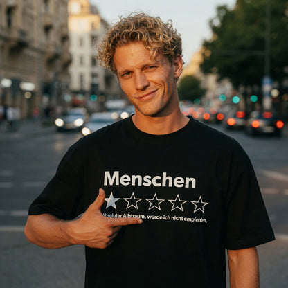 Menschen absoluter Albtraum würde ich nicht empfehlen - Jack and Jones Oversize T-Shirt