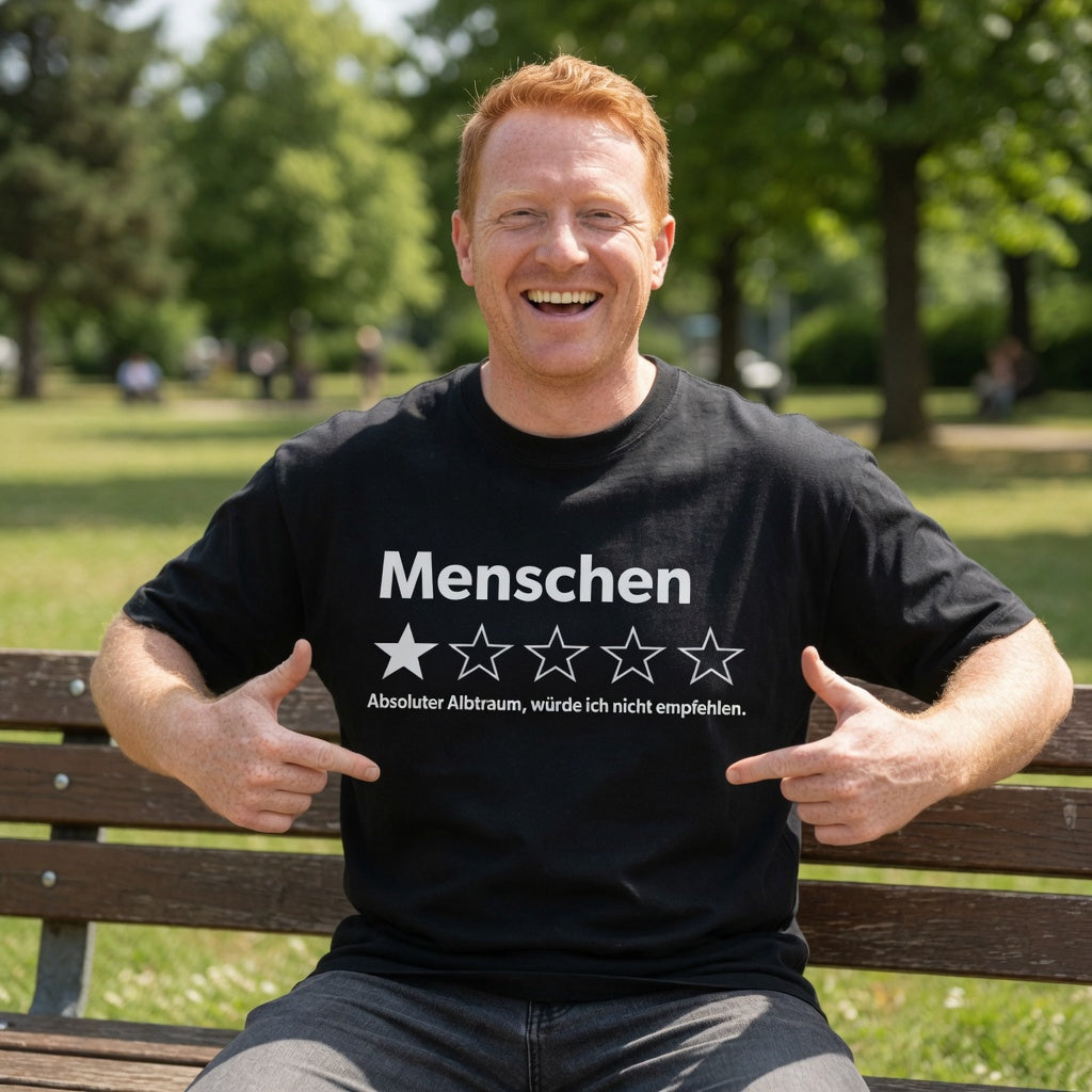 Menschen absoluter Albtraum würde ich nicht empfehlen - Jack and Jones Oversize T-Shirt