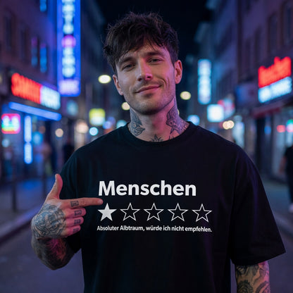 Menschen absoluter Albtraum würde ich nicht empfehlen - Jack and Jones Oversize T-Shirt