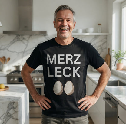Merz leck Eier - Herren T-Shirt