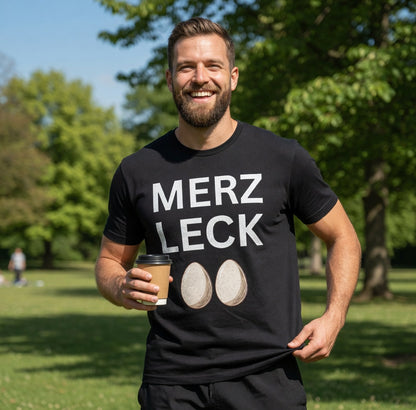 Merz leck Eier - Herren T-Shirt
