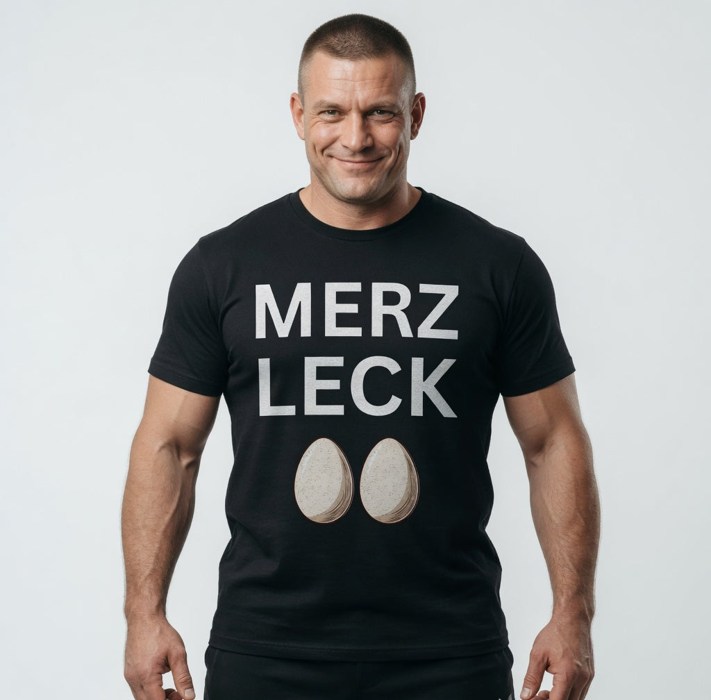 Merz leck Eier - Herren T-Shirt