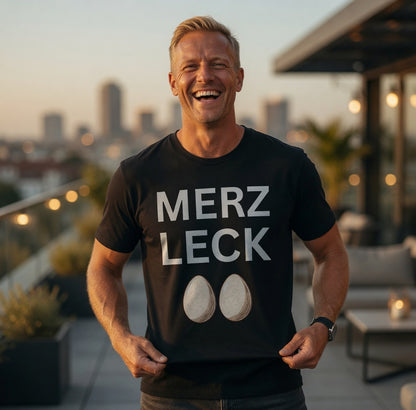 Merz leck Eier - Herren T-Shirt