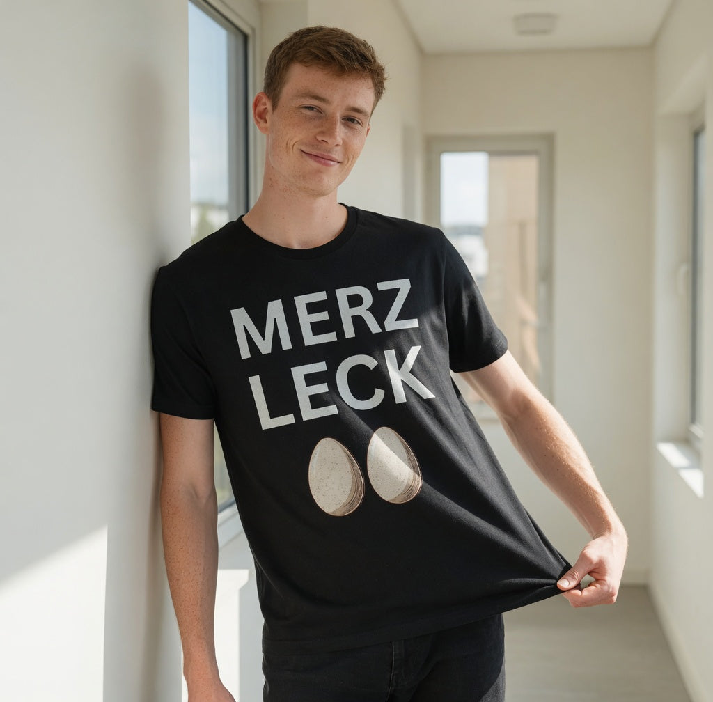 Merz leck Eier - Herren T-Shirt