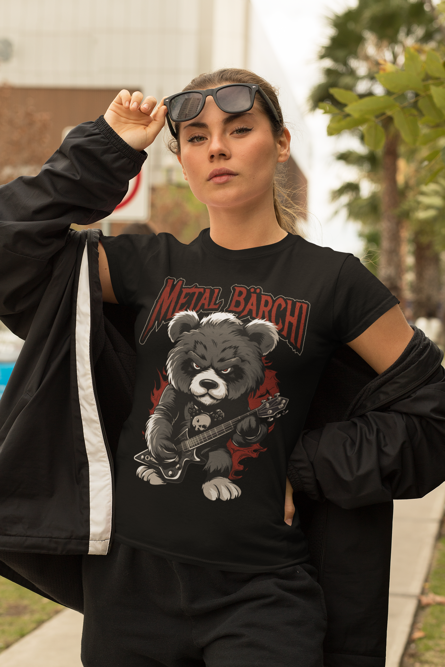 Metal Bärchi - Glücksbärchi - Damenshirt