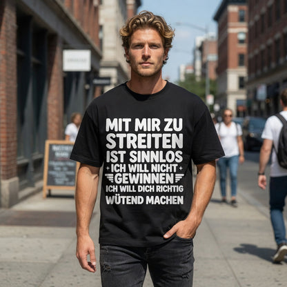 Mit mir zu streiten ist sinnlos - Jack and Jones Oversize T-Shirt