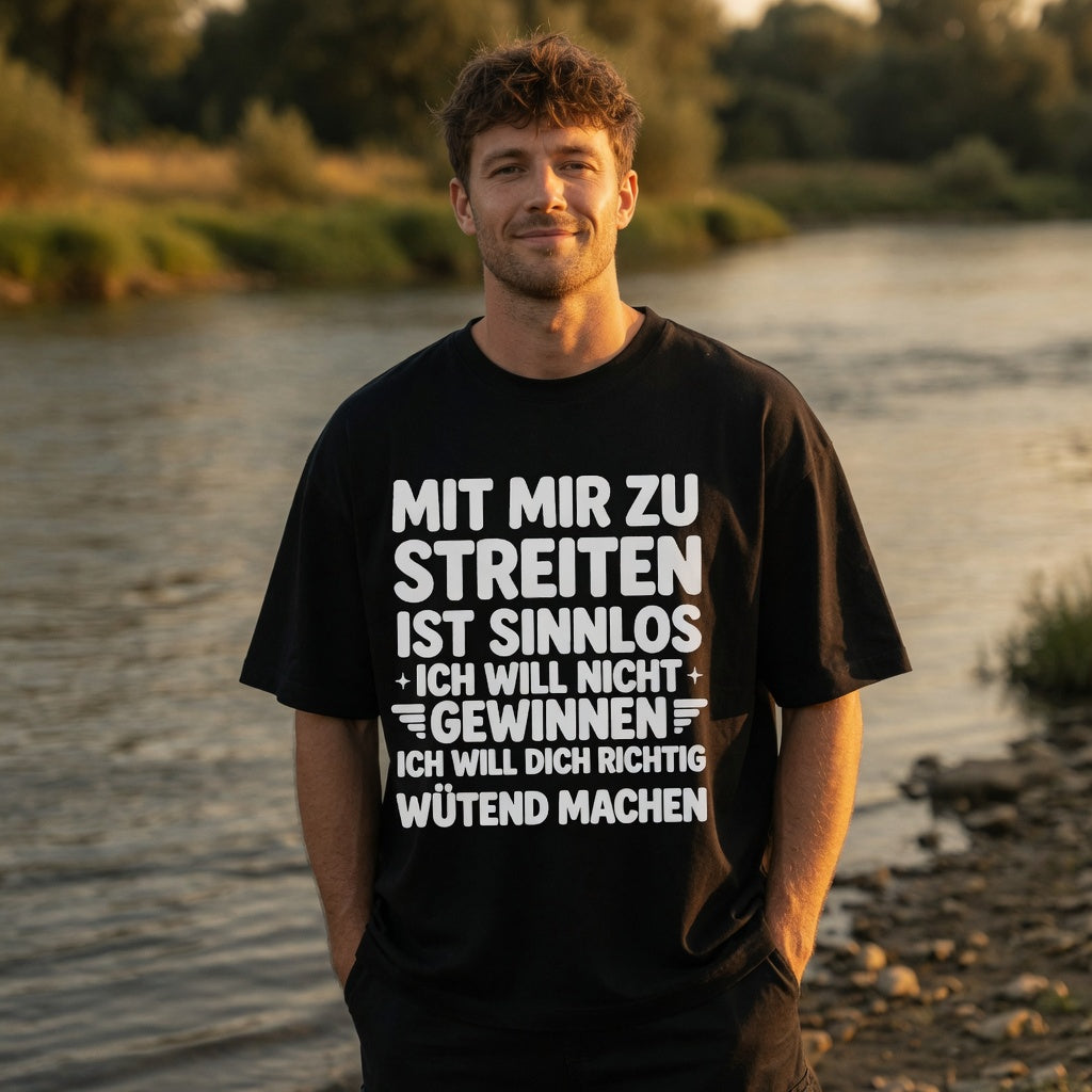 Mit mir zu streiten ist sinnlos - Jack and Jones Oversize T-Shirt